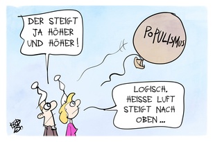 Populismus in der Karikatur